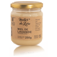 Pot de miel cristallisé de lavande 250g