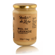 Pot de miel cristallisé de lavande 1kg